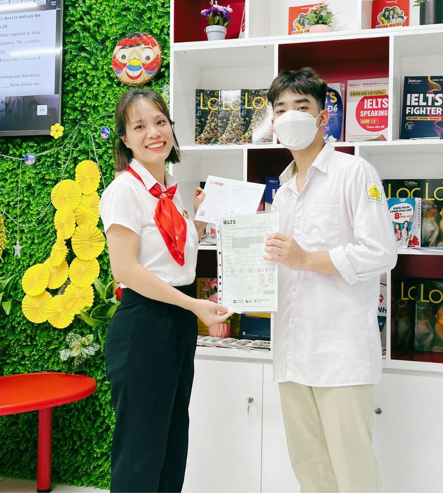 Học vi&ecirc;n IELTS Fighter xu&acirc;n la - Như việt 7.5 IELTS