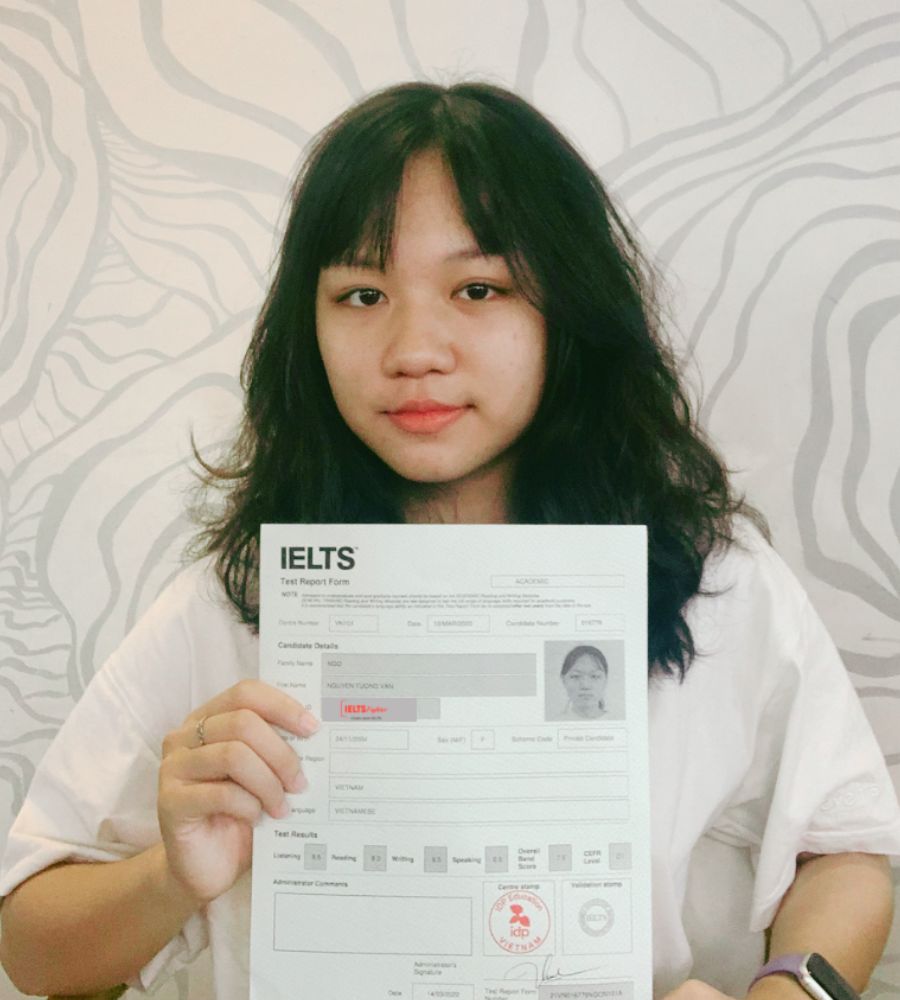 Ng&ocirc; Nguyễn Tường V&acirc;n 7.5 IELTS