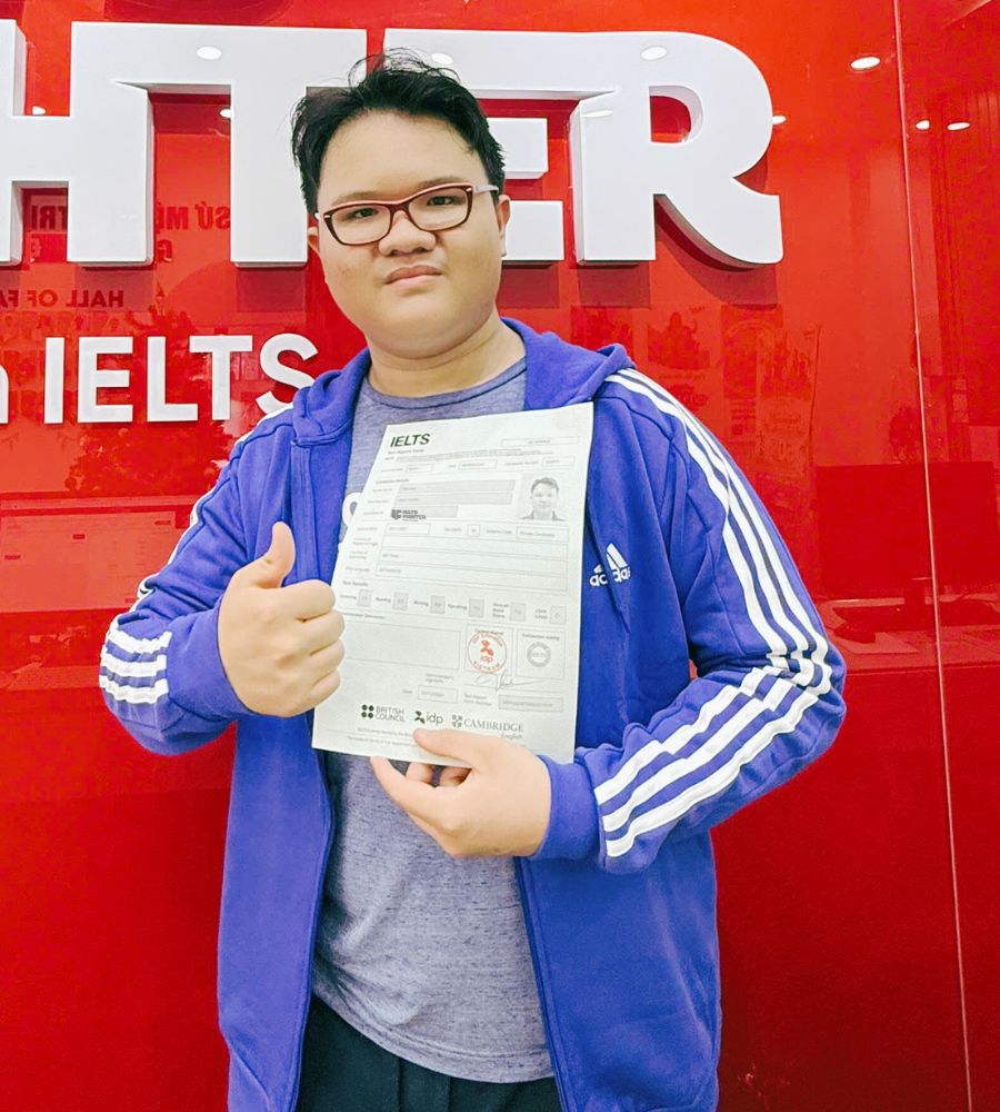 Nguyễn Đình Tuyển 7.5 IELTS