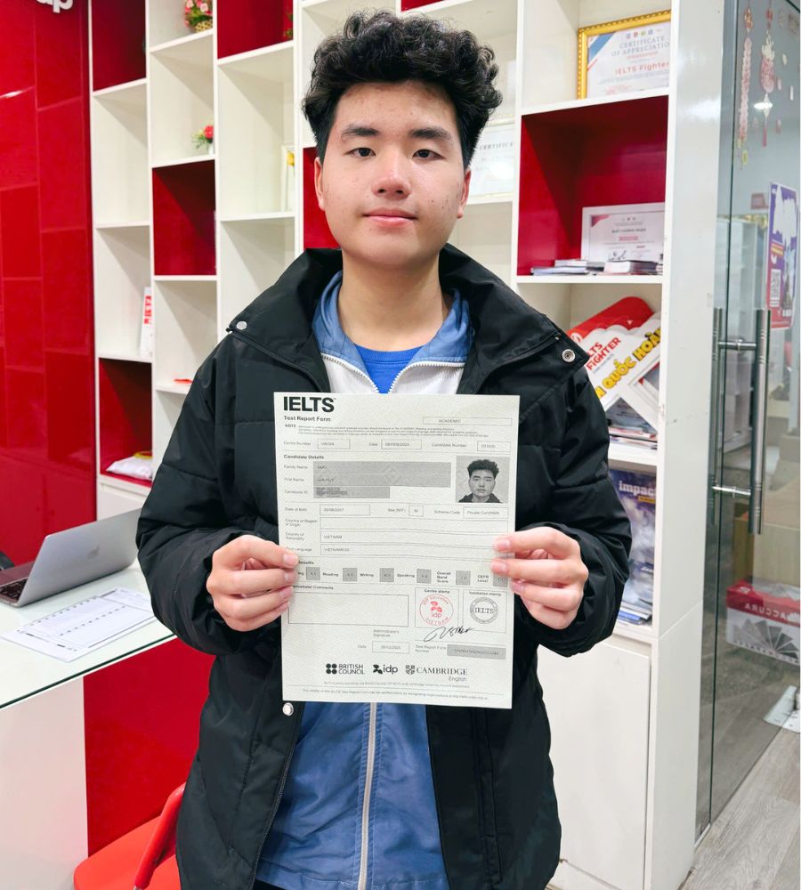 Ng&ocirc; Gia Huy 7.0 IELTS