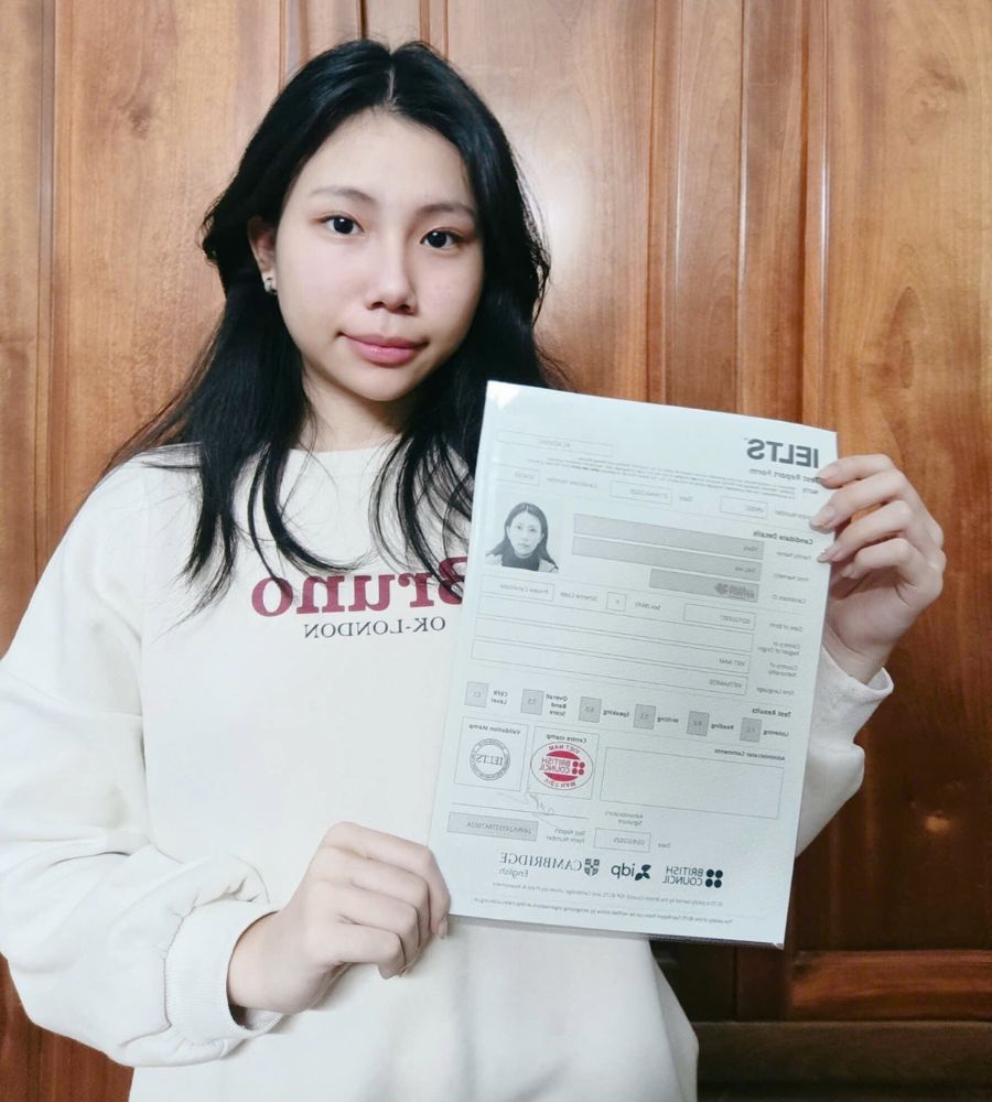 Trần Thu Hà 7.5 IELTS