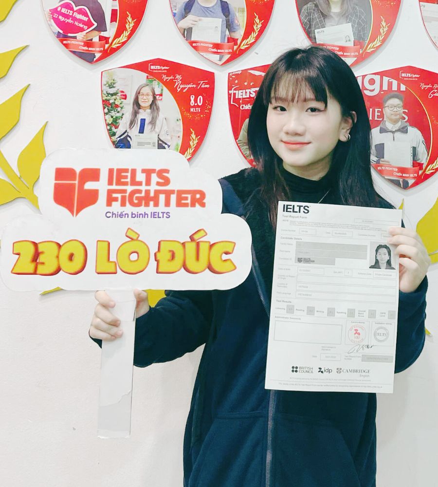 Vũ Thục Linh 8.0 IELTS