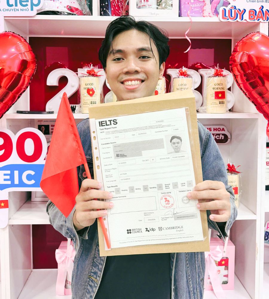 Nguyễn Hiền Minh 7.0 IELTS