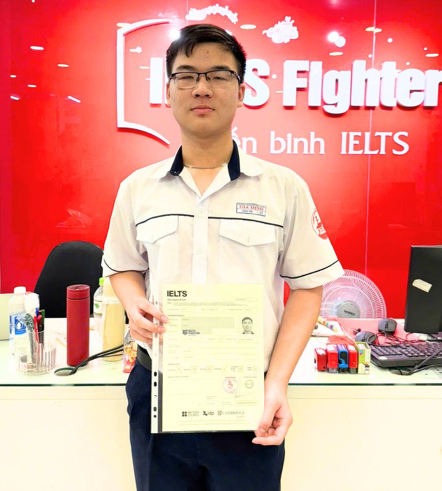 Nguyễn Huy Vũ 7.0 IELTS
