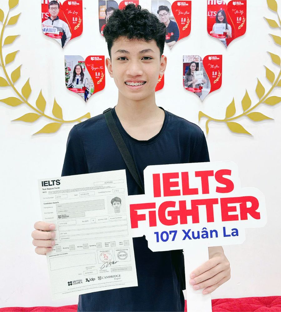 Trịnh Quang Minh 7.0 IELTS