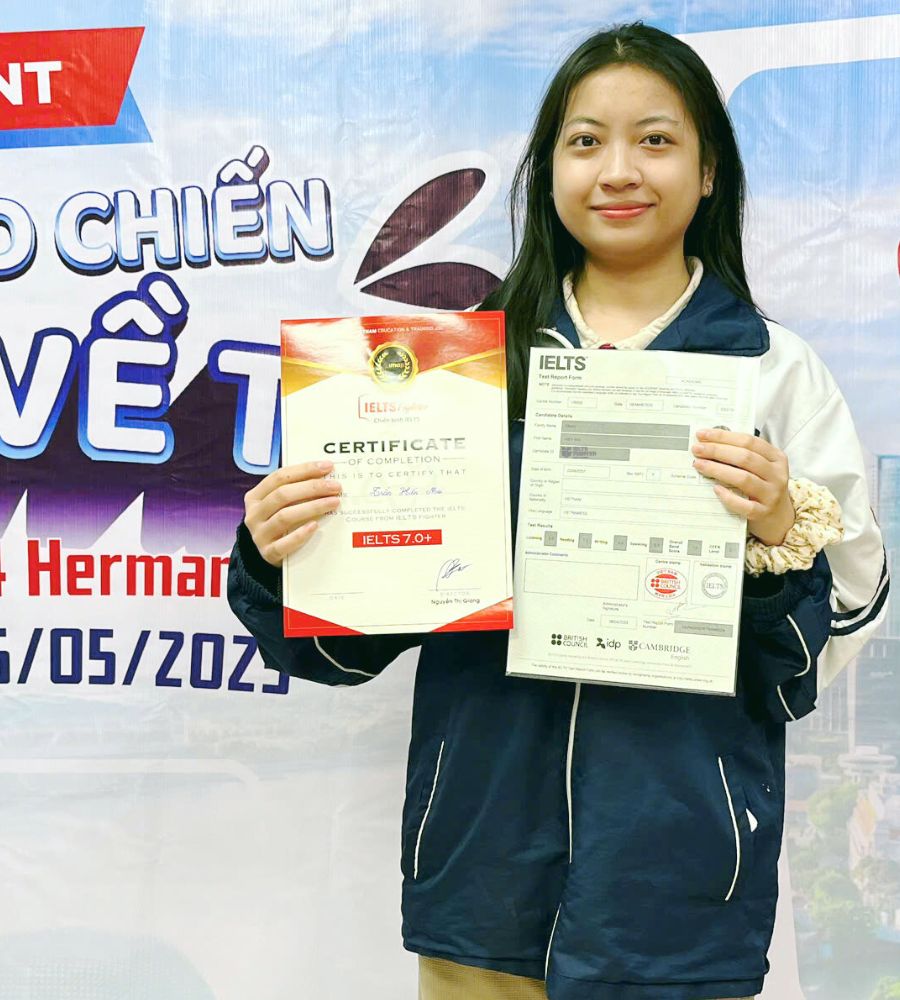 Trần Hiền Mai 7.0 IELTS