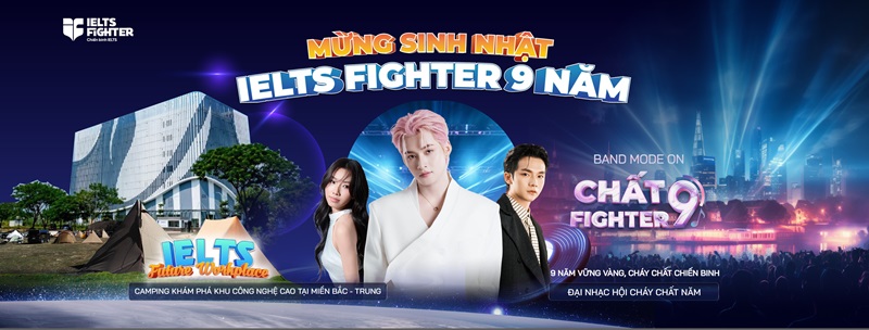 Sinh nhật IELTS Fighter 9 tuổi