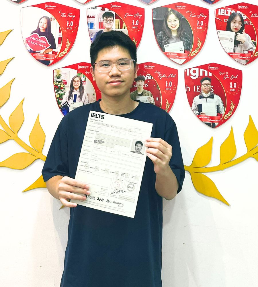 Trần Đỗ Nhật Minh 7.0 IELTS