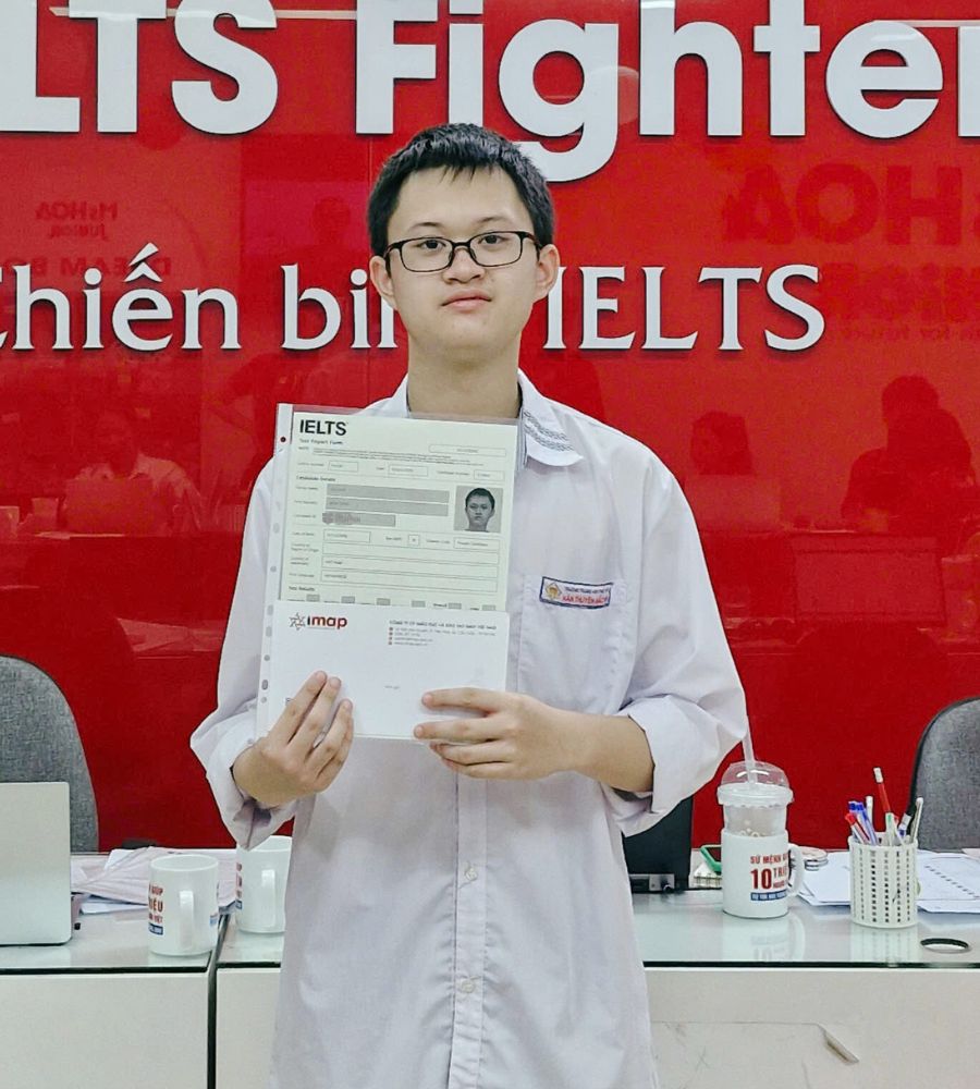 Nguyễn B&igrave;nh Minh 7.0 IELTS