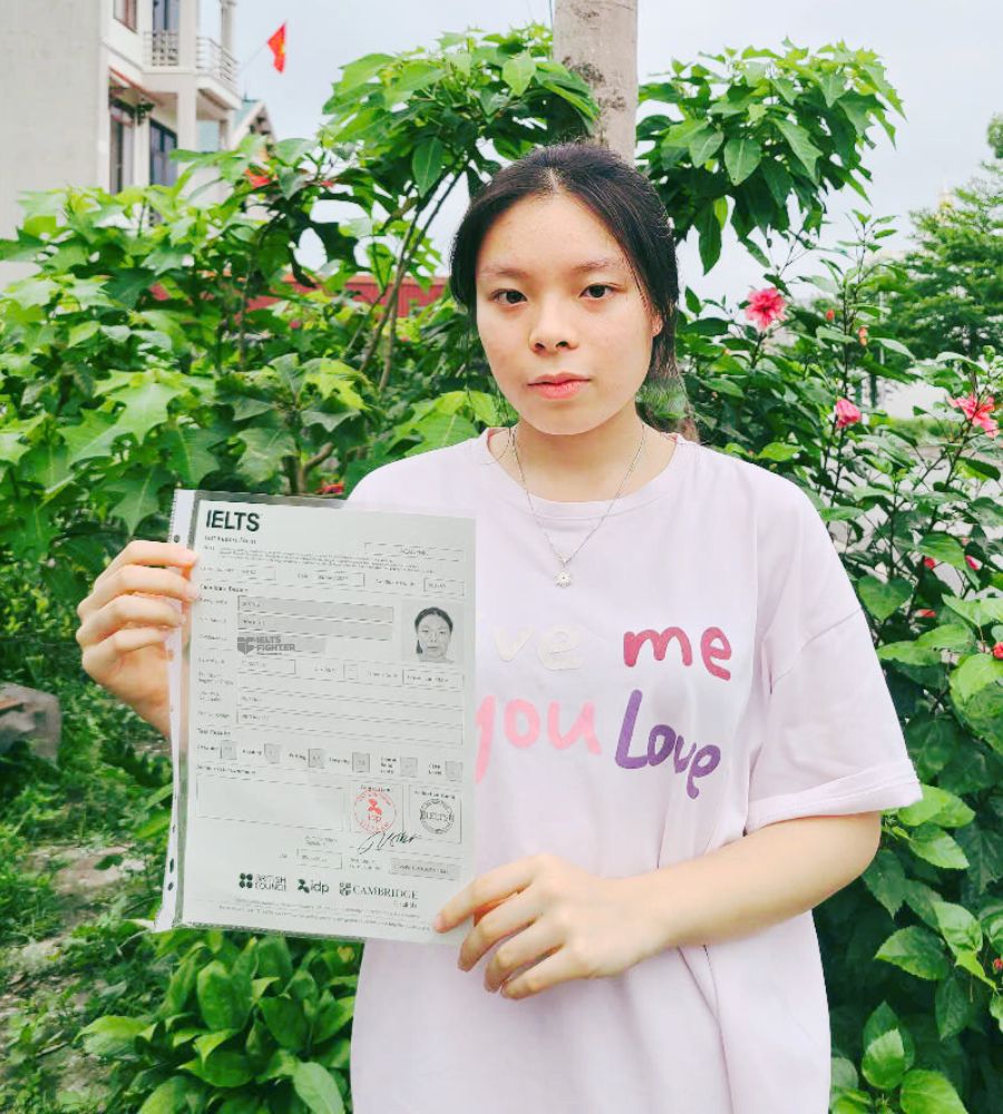 Dương H&ograve;a B&igrave;nh 7.0 IELTS