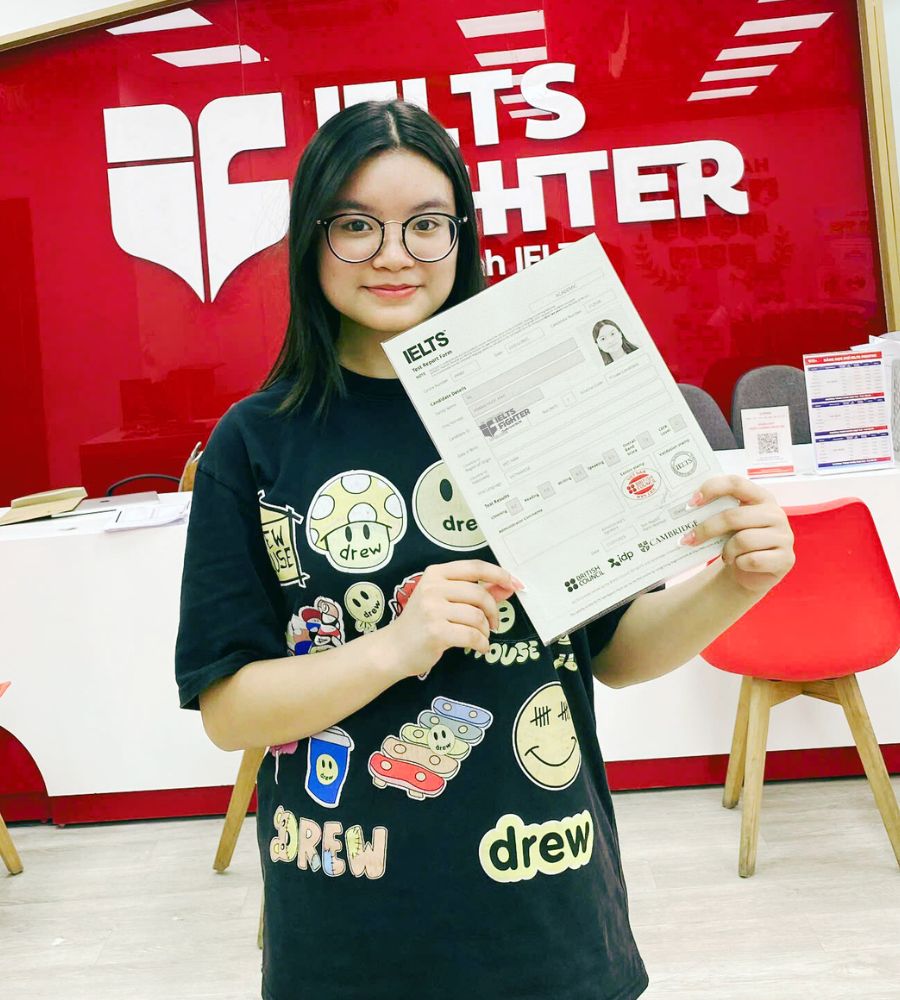 Vũ Ho&agrave;ng Ngọc &Aacute;nh  7.0 IELTS