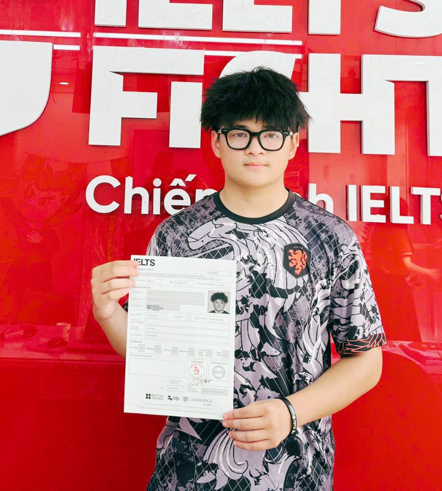 Trần B&igrave;nh Nguy&ecirc;n 7.0 IELTS