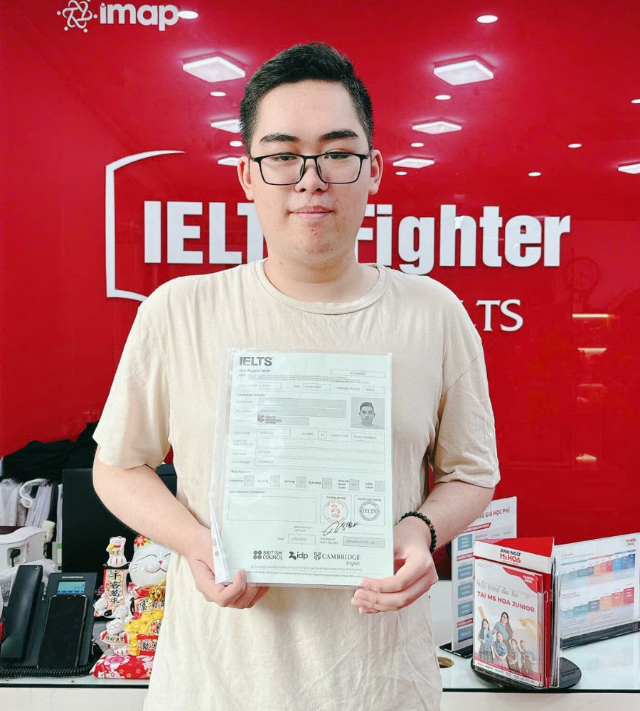 L&ecirc; Mạnh Ph&uacute;c 8.0 IELTS