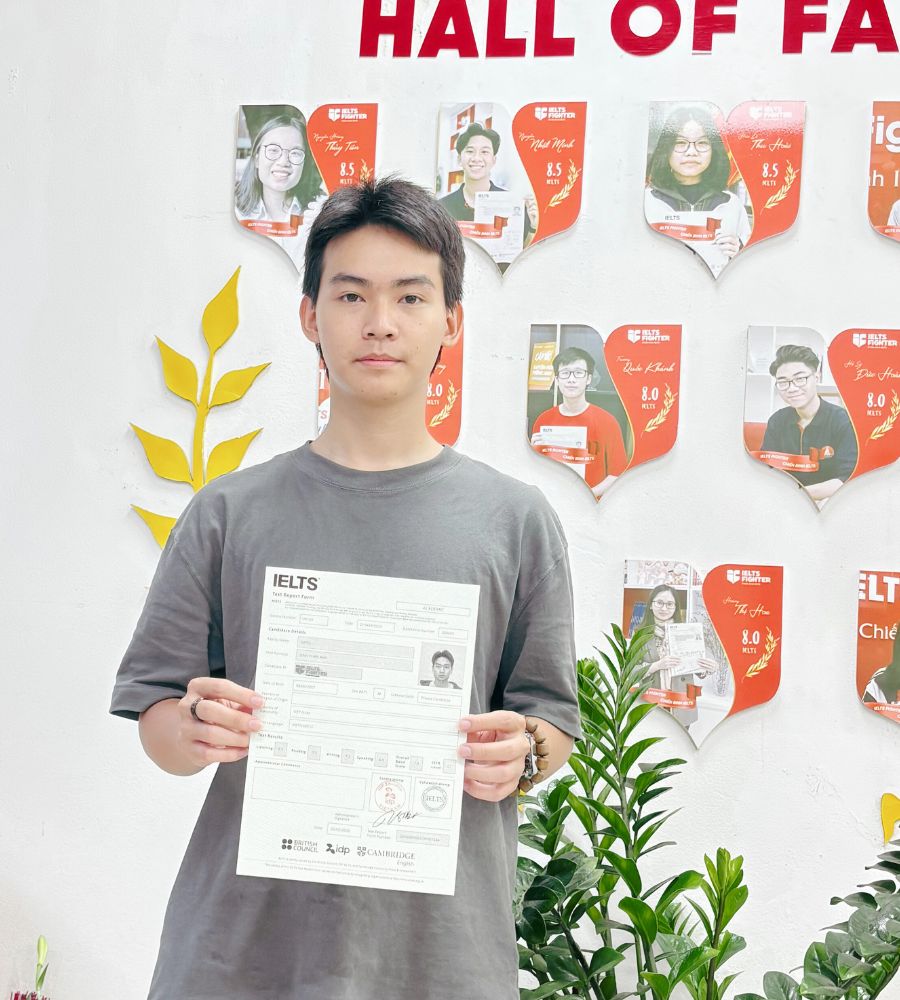 Đặng Đ&igrave;nh Phan Anh 7.0 IELTS