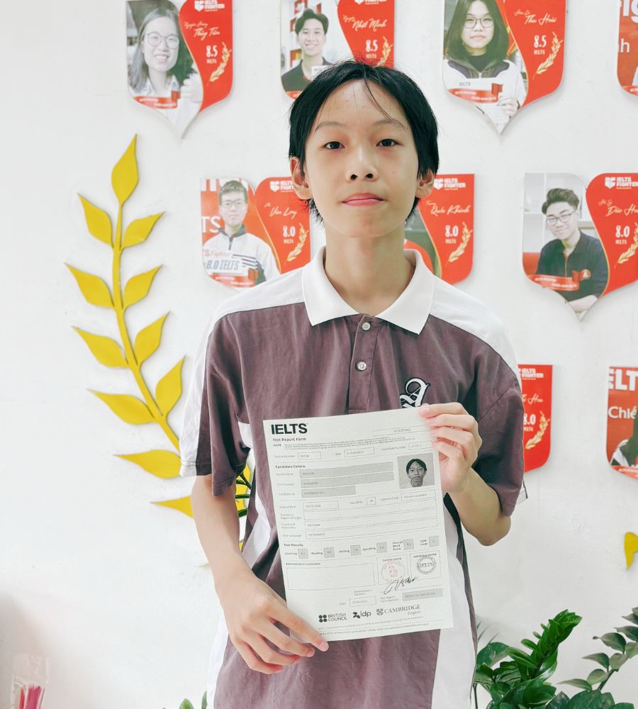 Nguyễn Xuân Hiếu 8.0 IELTS