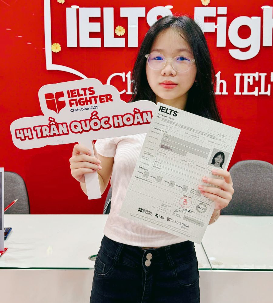 Tăng Bảo H&acirc;n 7.0 IELTS