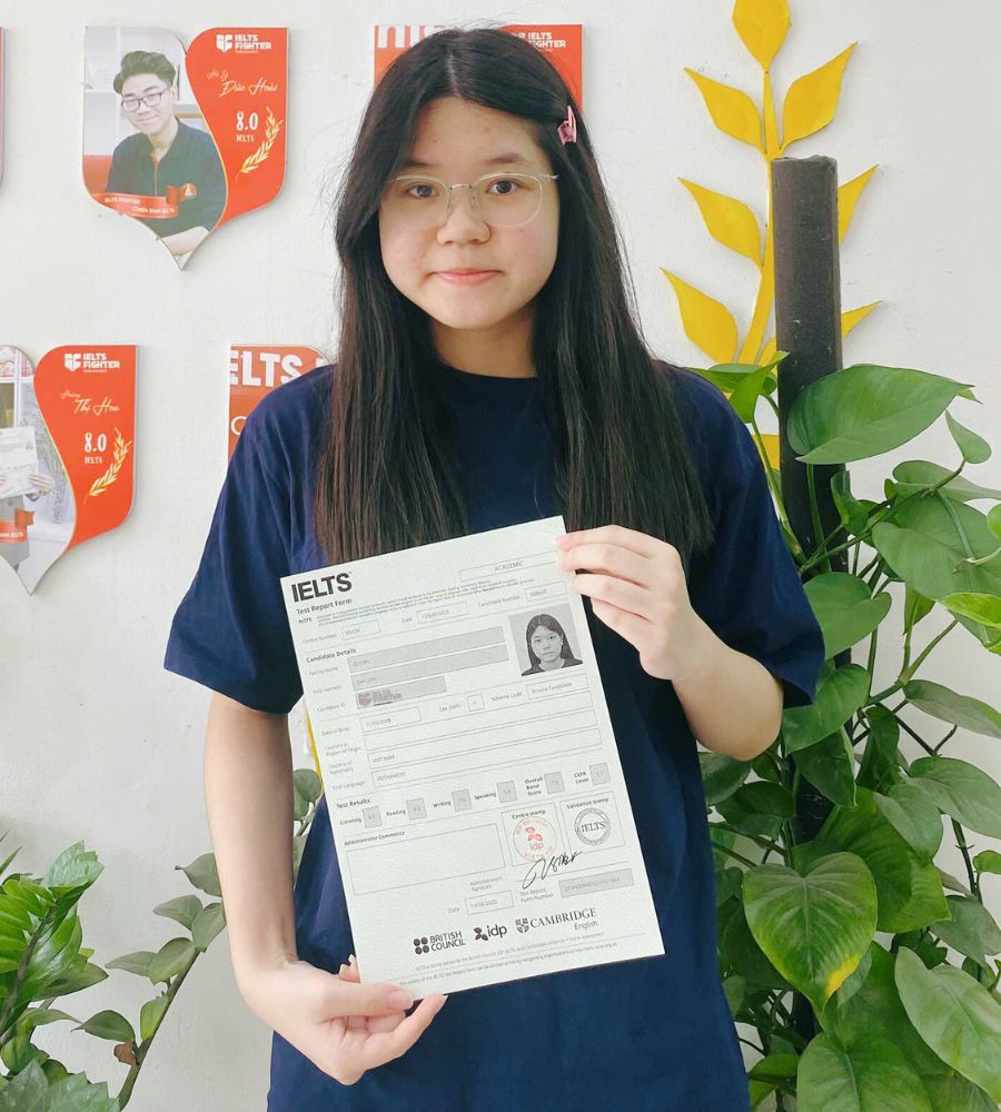 Quyền Gia Linh 7.5 IELTS