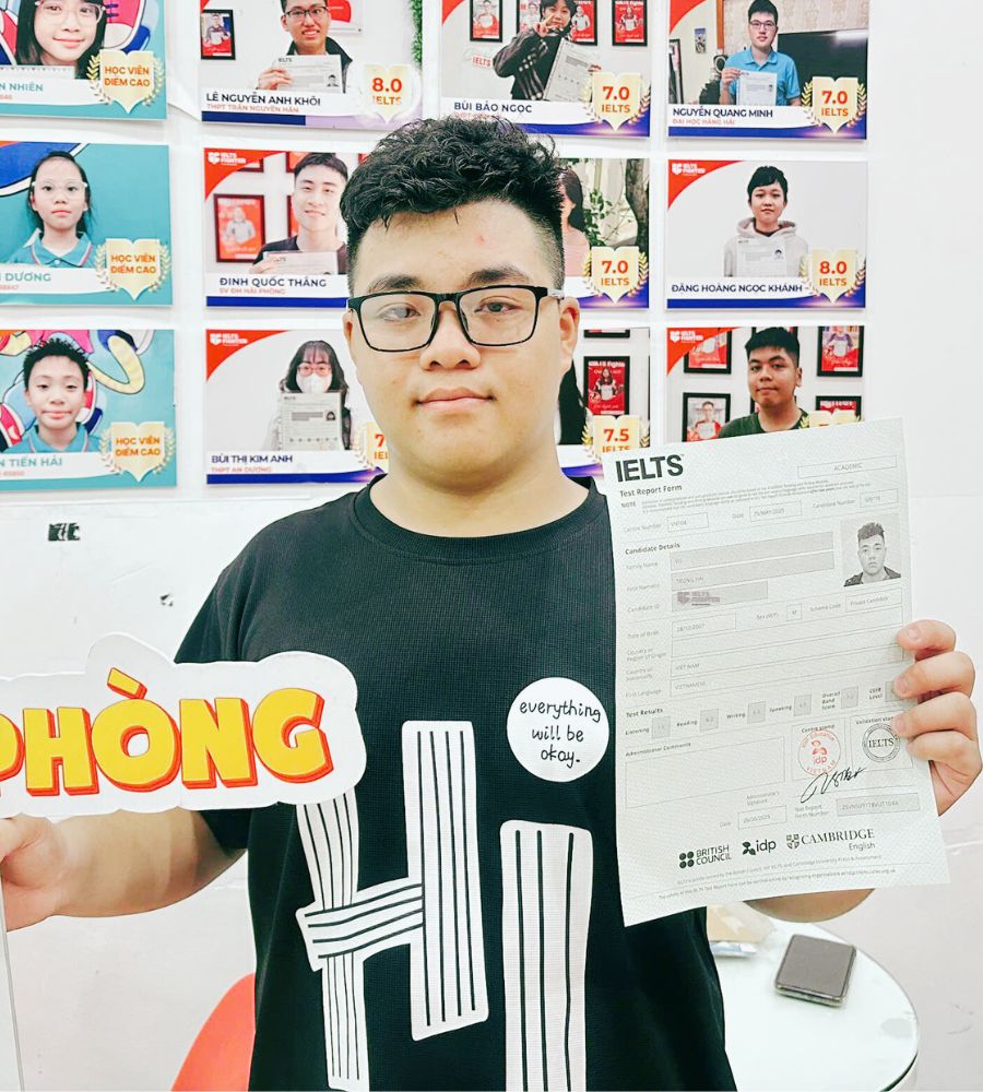 Vũ Trọng Hải 7.0 IELTS