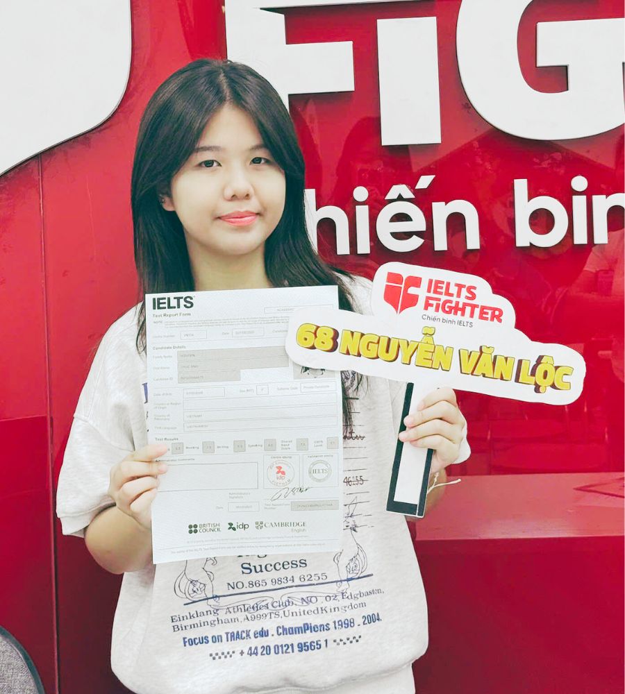 Nguyễn Thục Anh 7.5 IELTS