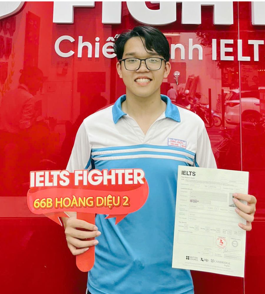 L&ecirc; Văn Vinh 7.0 IELTS