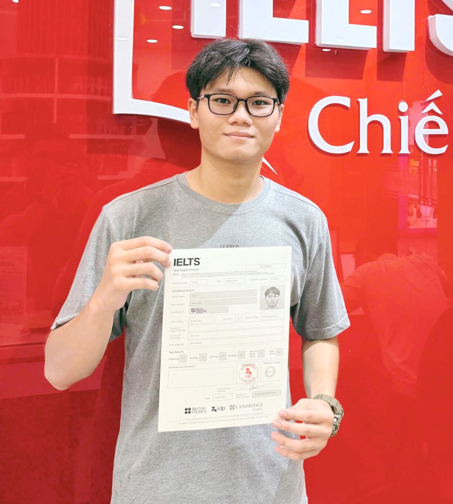 Trần Minh Thế 6.5 IELTS