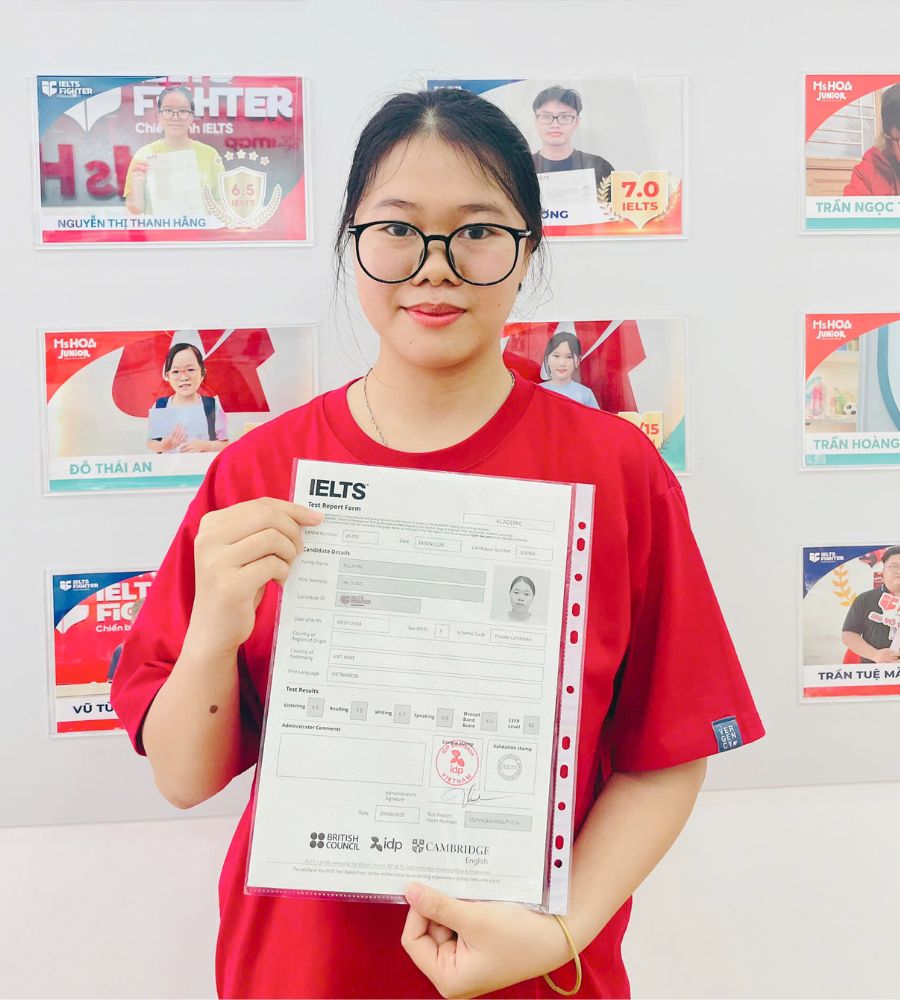 Nguyễn Thị Dung  6.5 IELTS
