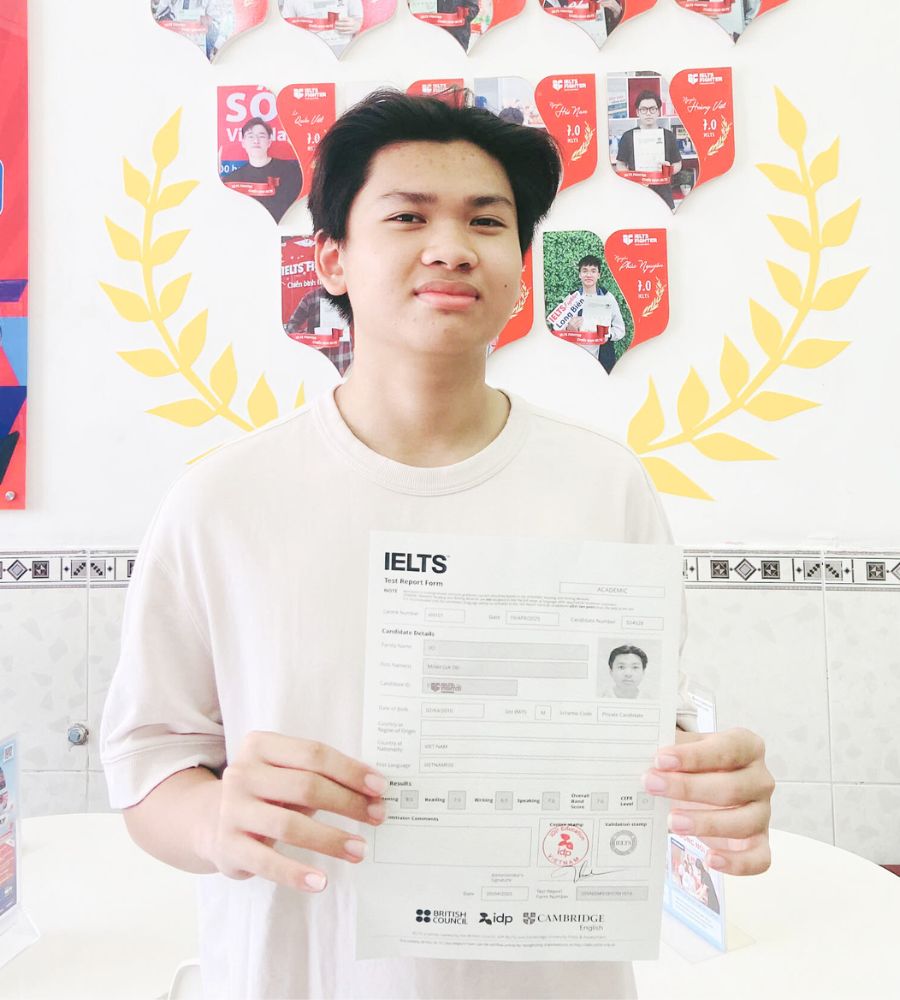 Võ Minh Gia Trí 7.0 IELTS