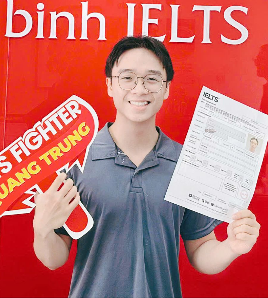 Ho&agrave;ng Tiến Hưng 7.0 IELTS
