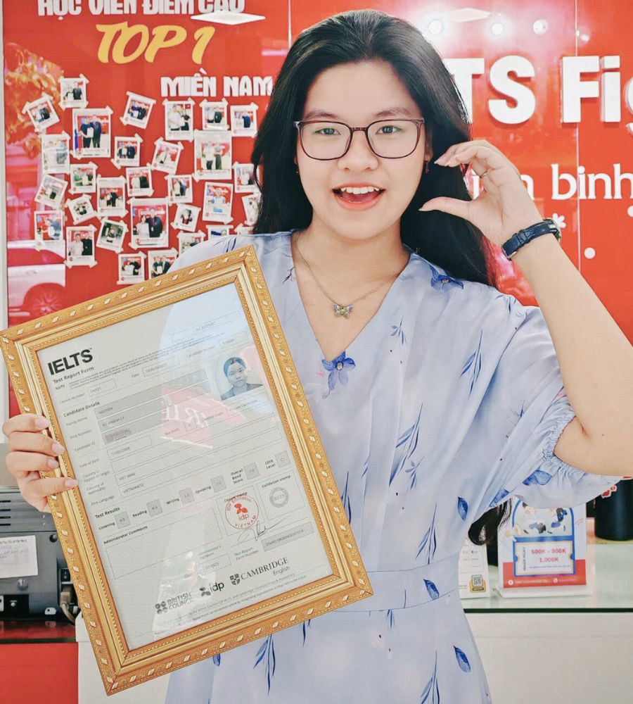Nguyễn V&otilde; Kh&aacute;nh Ly 7.0 IELTS