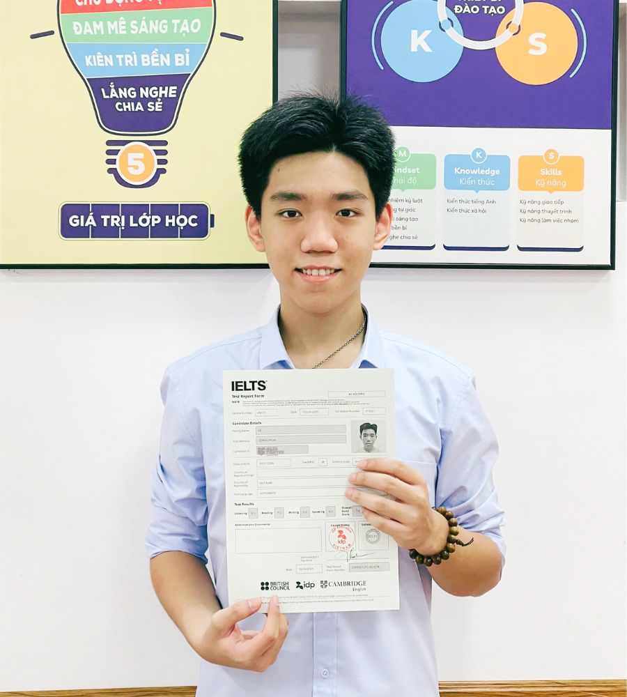 Lê Quang Nghị 7.0 IELTS
