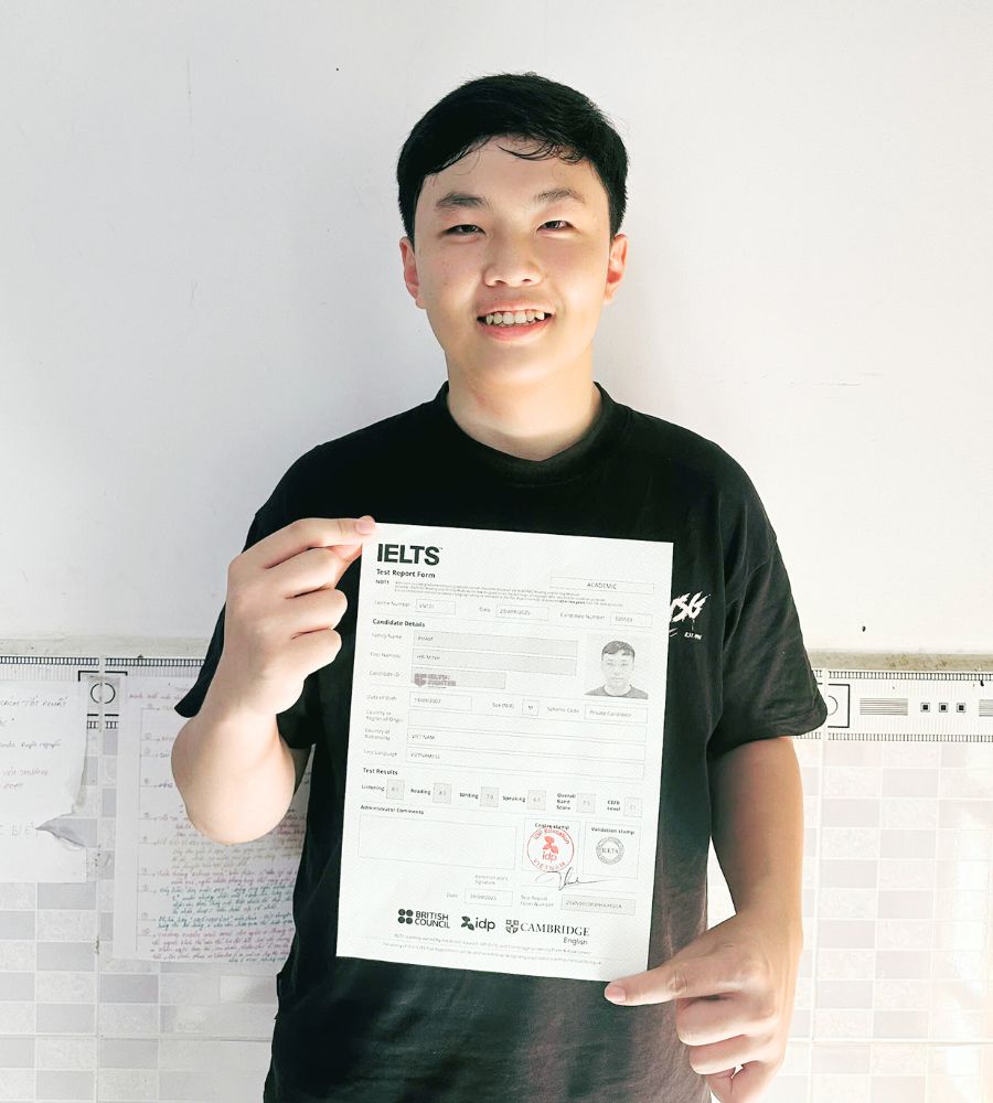 Phạm Hải Minh 7.5 IELTS