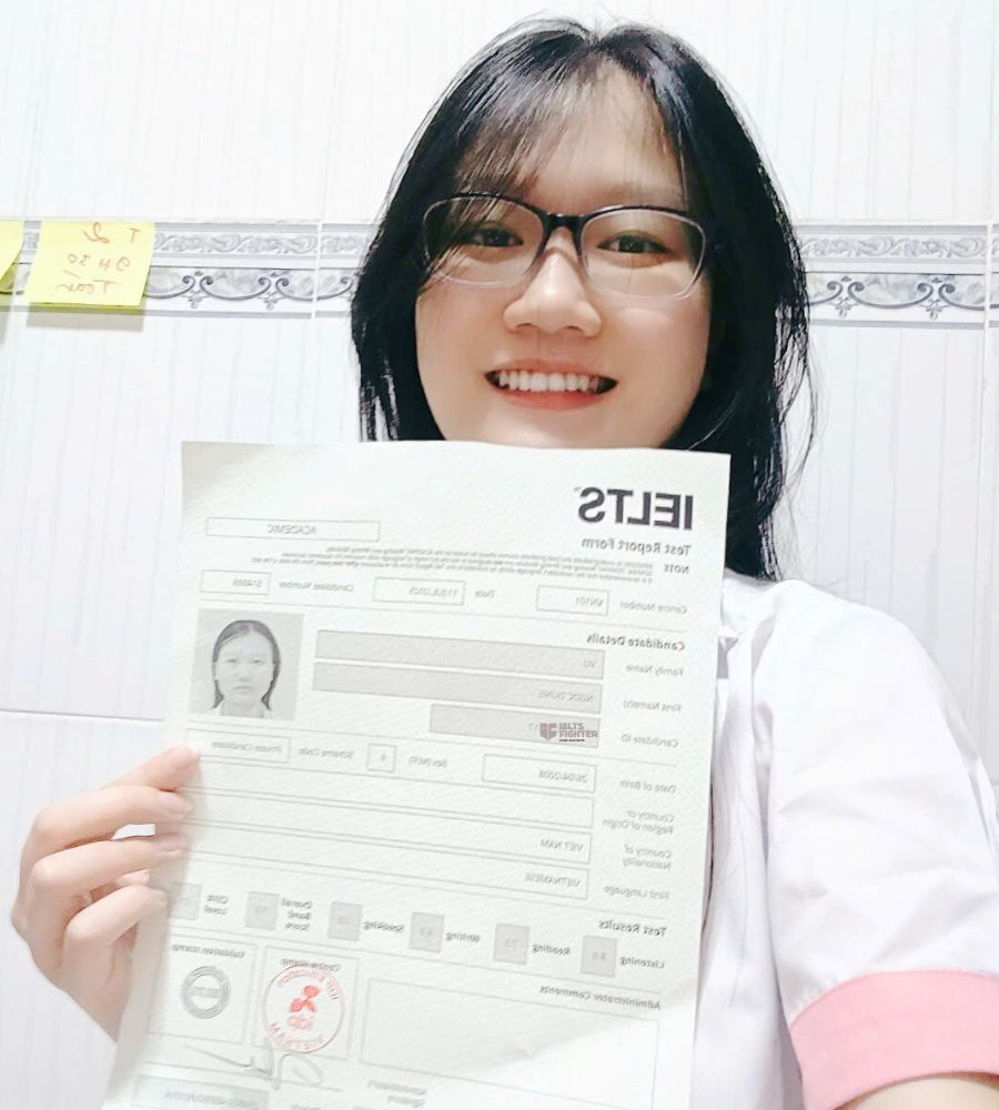 Vũ Ngọc Dung 7.0 IELTS