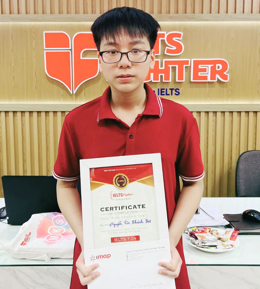 Nguyễn Văn Th&agrave;nh Đạt 7.0 IELTS