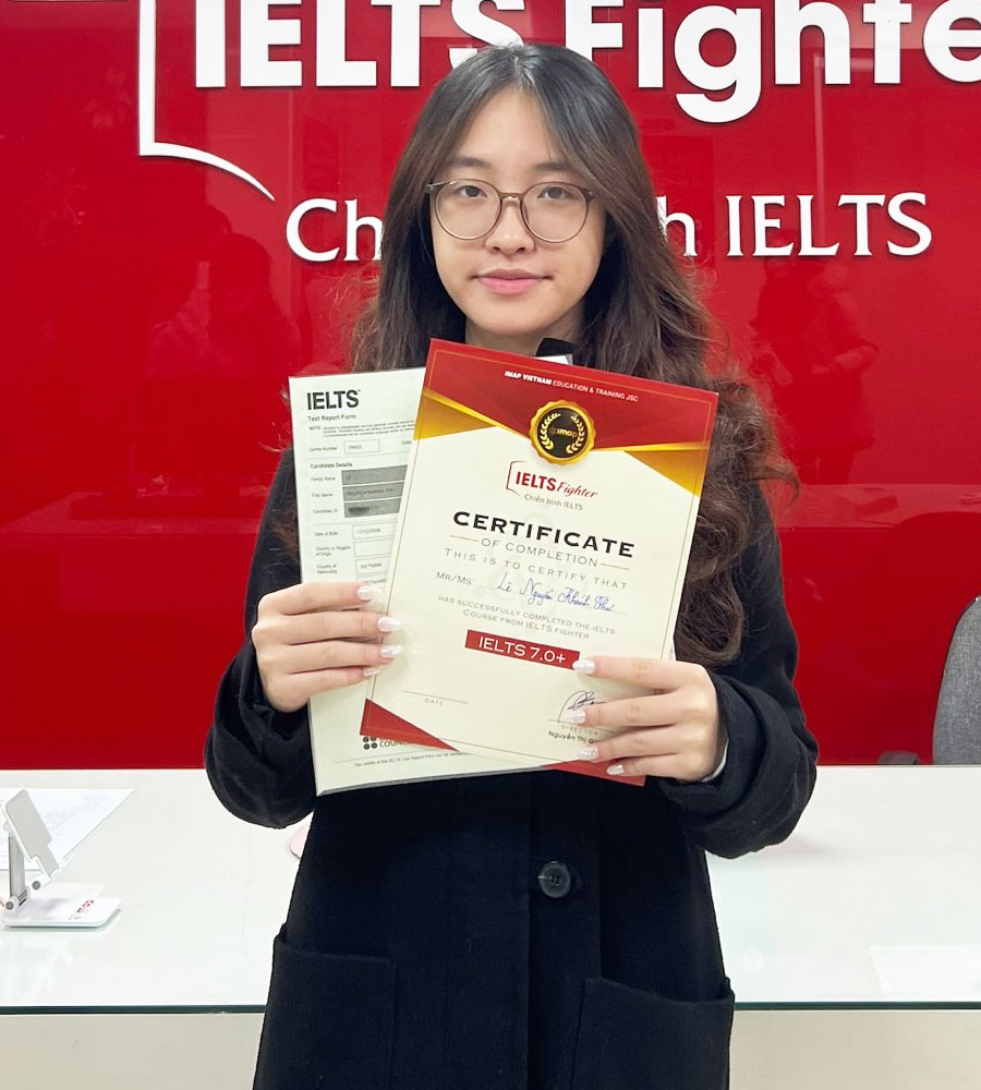 Kh&aacute;nh thư 7.0 IELTS