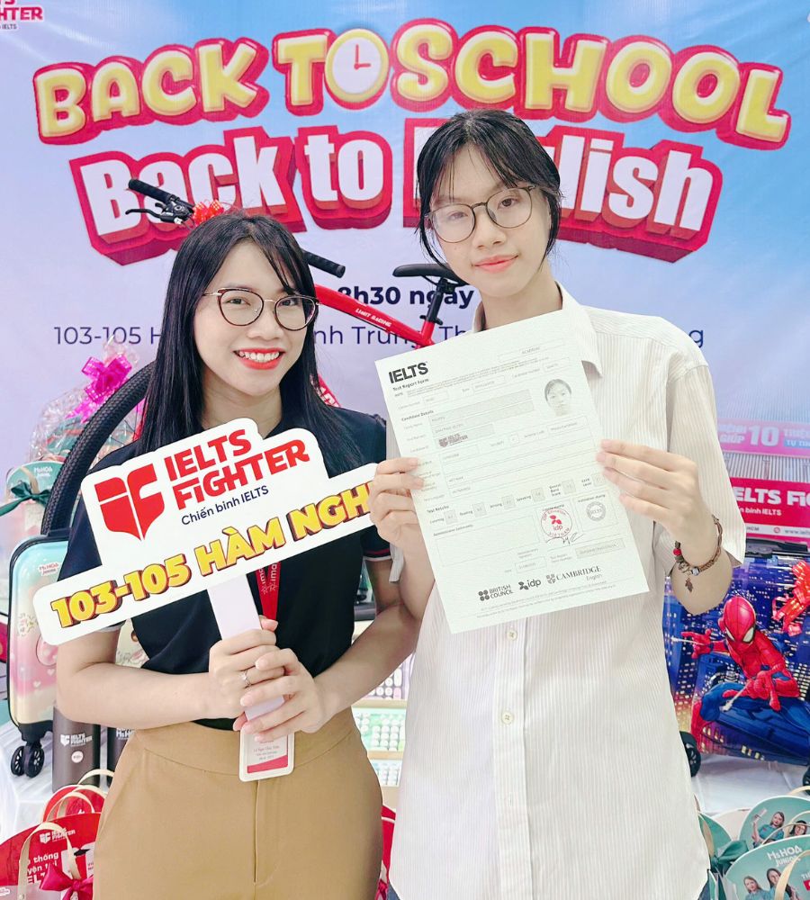 Nguyễn Đinh Thục Quyên 7.5 IELTS