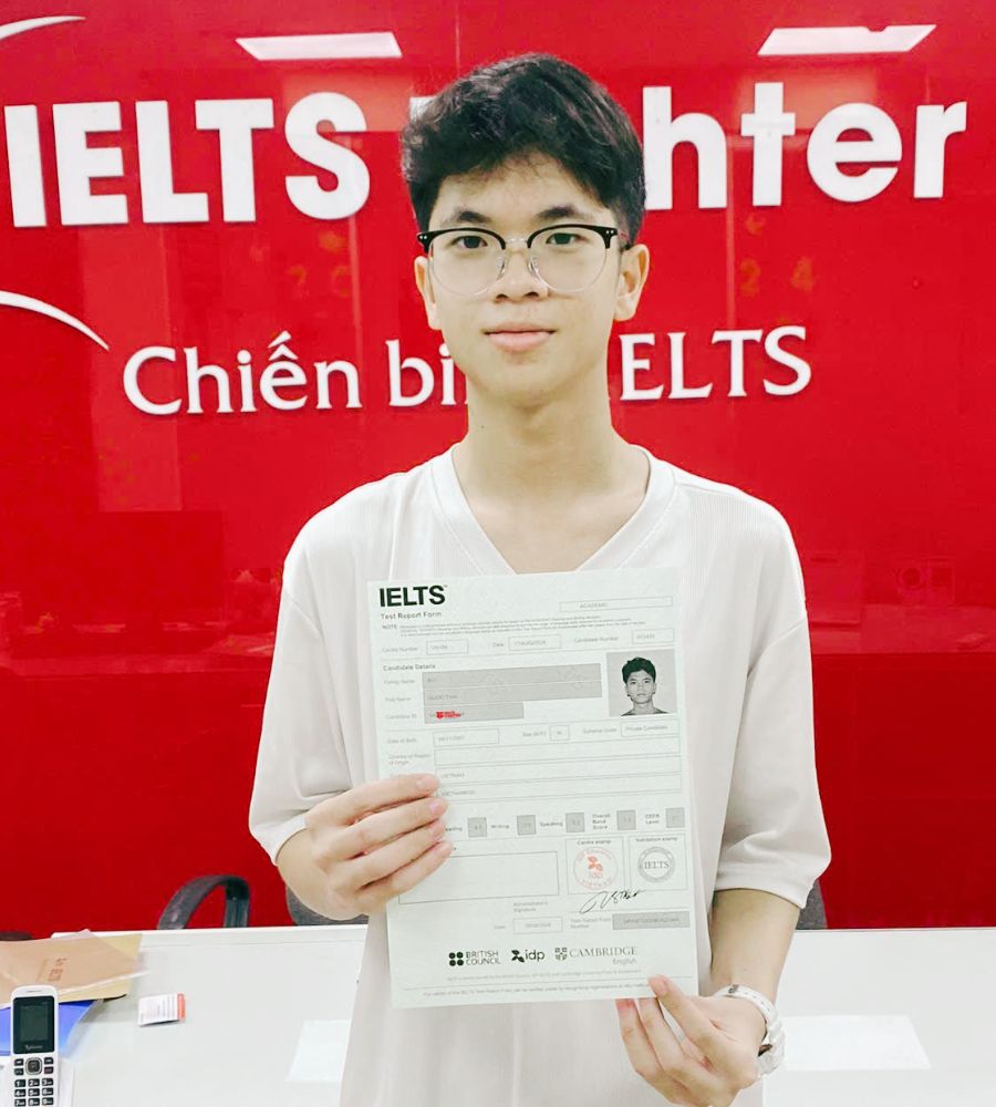 B&ugrave;i Quốc Th&aacute;i 7.5 IELTS