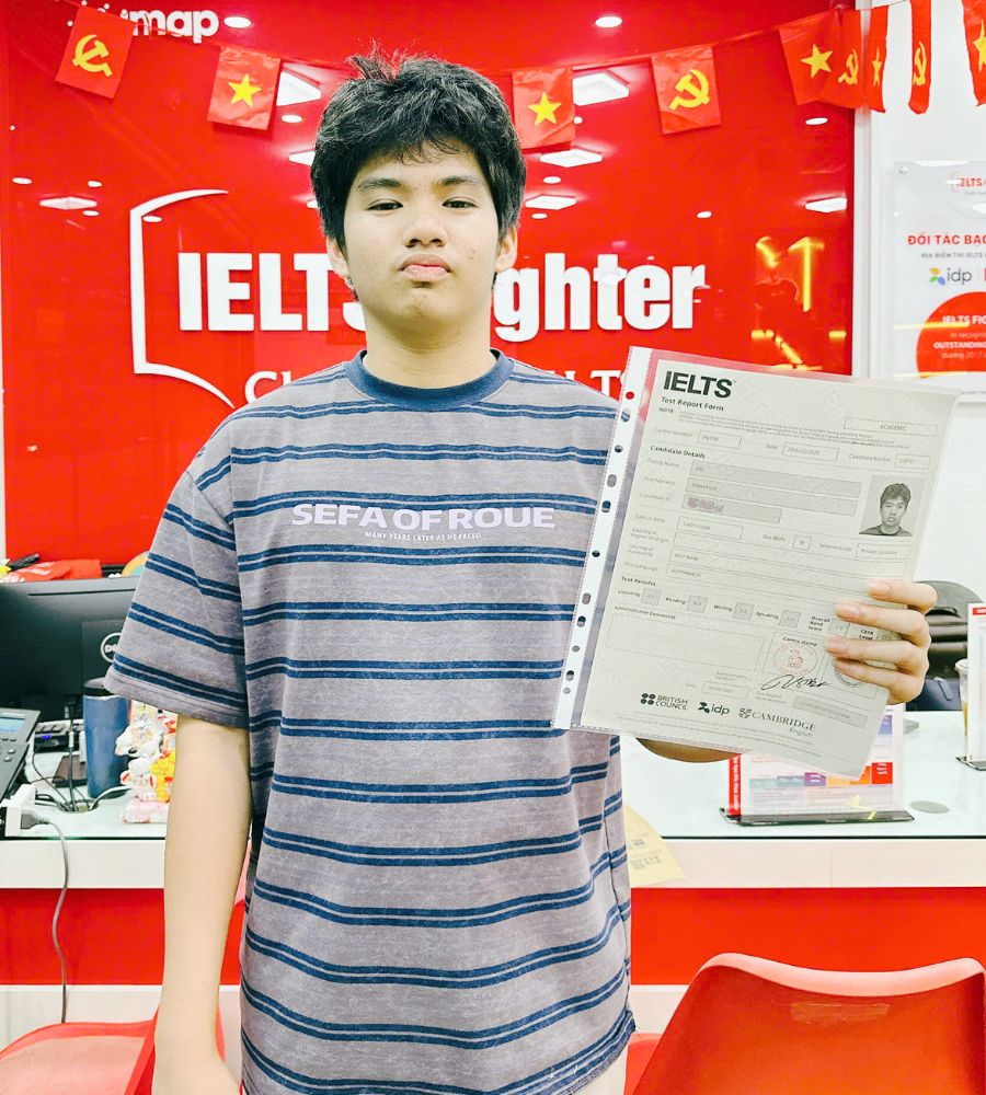 Đỗ Đ&igrave;nh Huy  7.5 IELTS