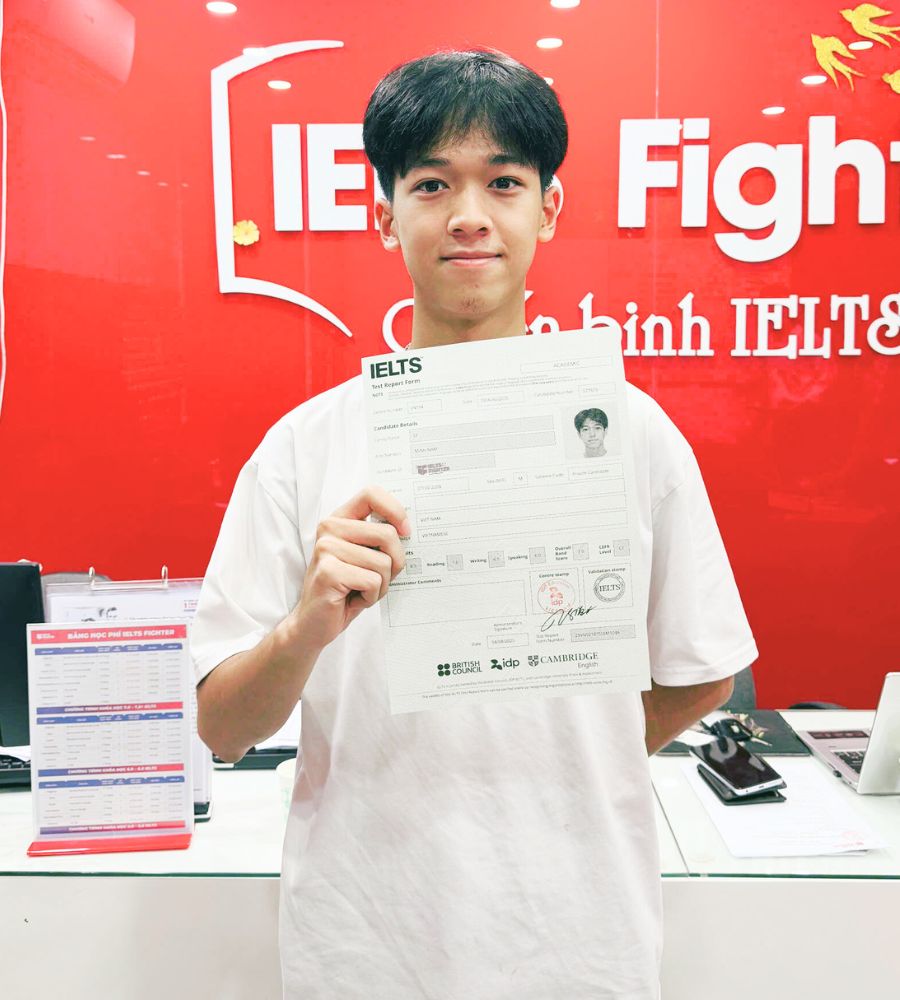 L&ecirc; Minh Nam  7.0 IELTS