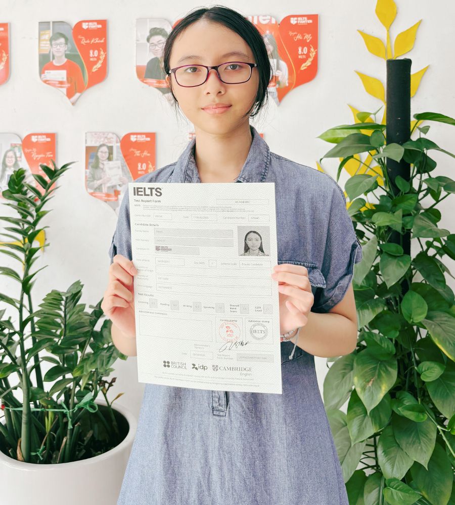 Phan Hiền Vy 7.0 IELTS