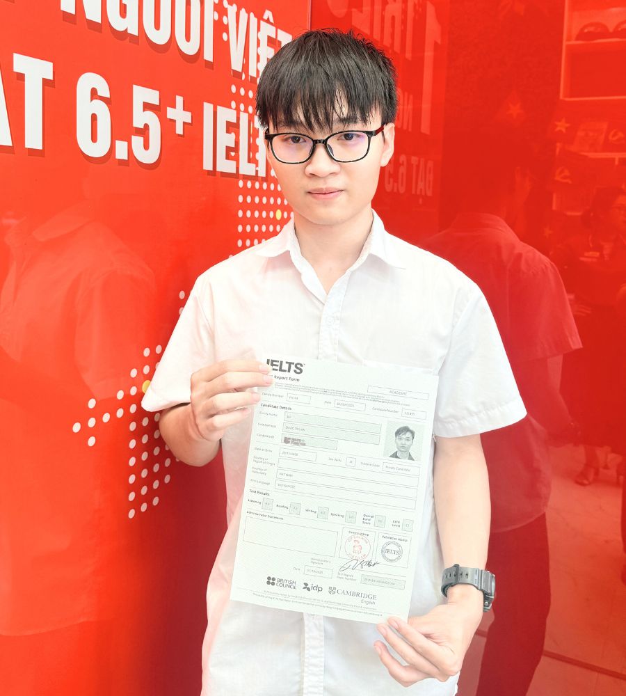Vũ Quốc Thuận 7.0 IELTS