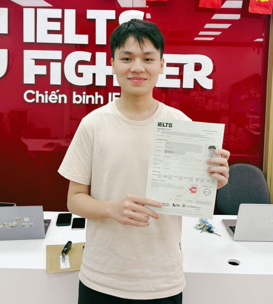 Trịnh Tuấn Minh 7.5 IELTS