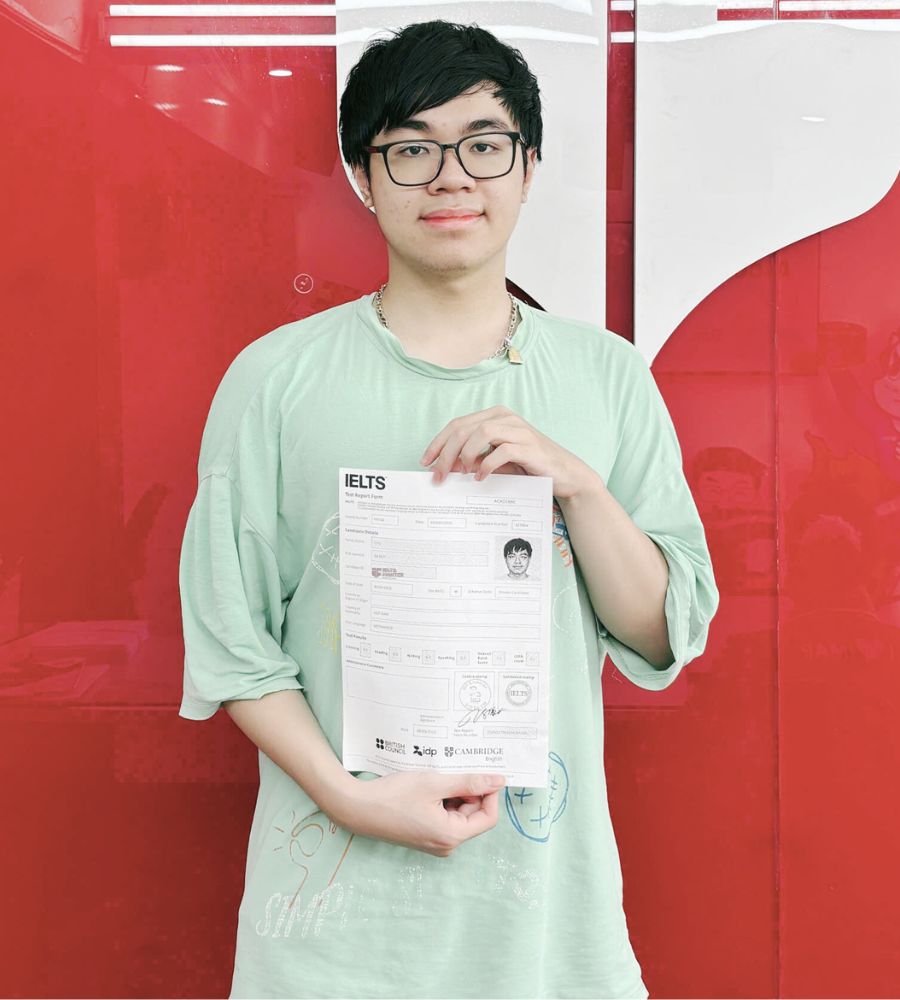 Chu B&aacute; Duy 7.5 IELTS
