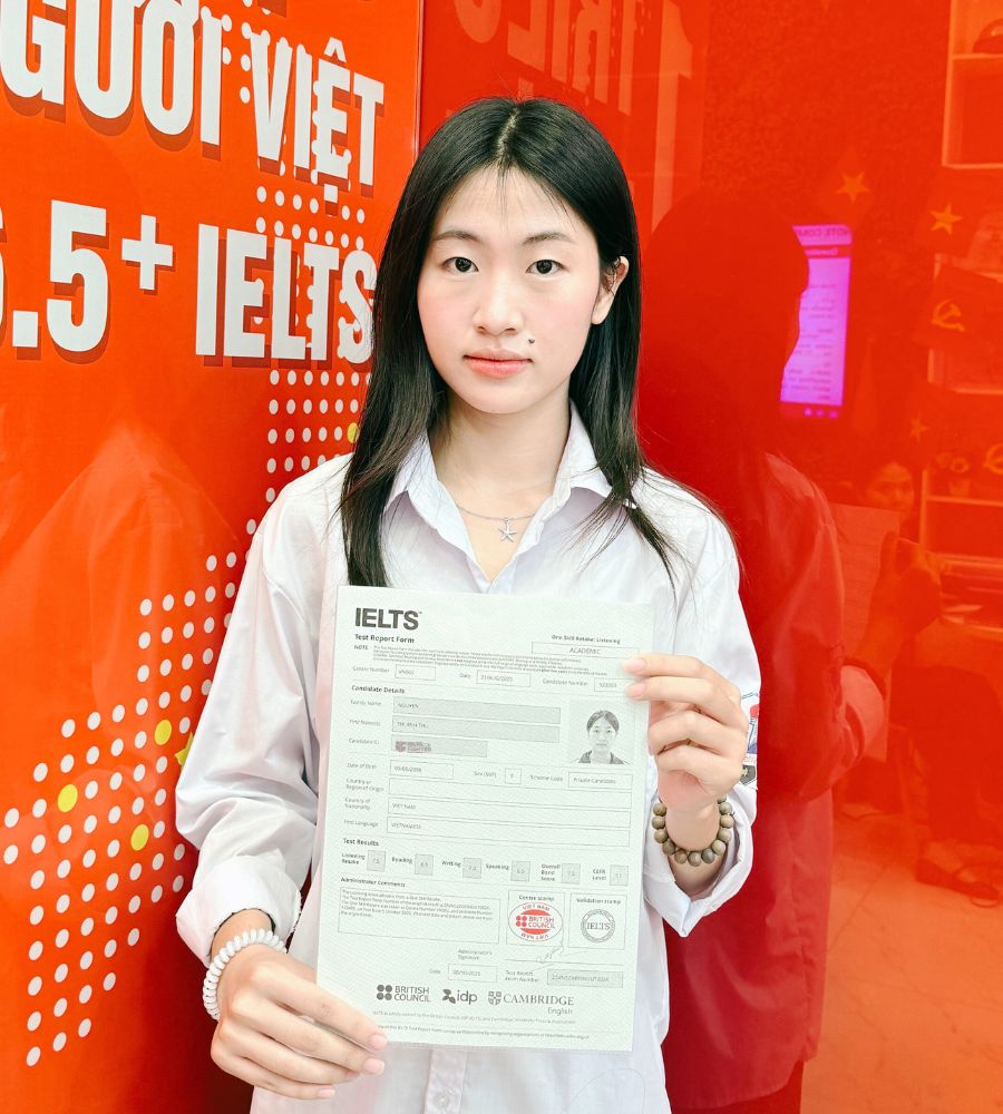 Nguyễn Thị Anh Thư 7.5 IELTS
