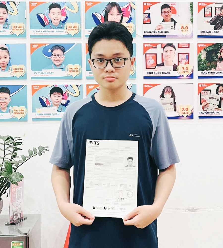 Nguyễn Thế Hiển 7.0 IELTS