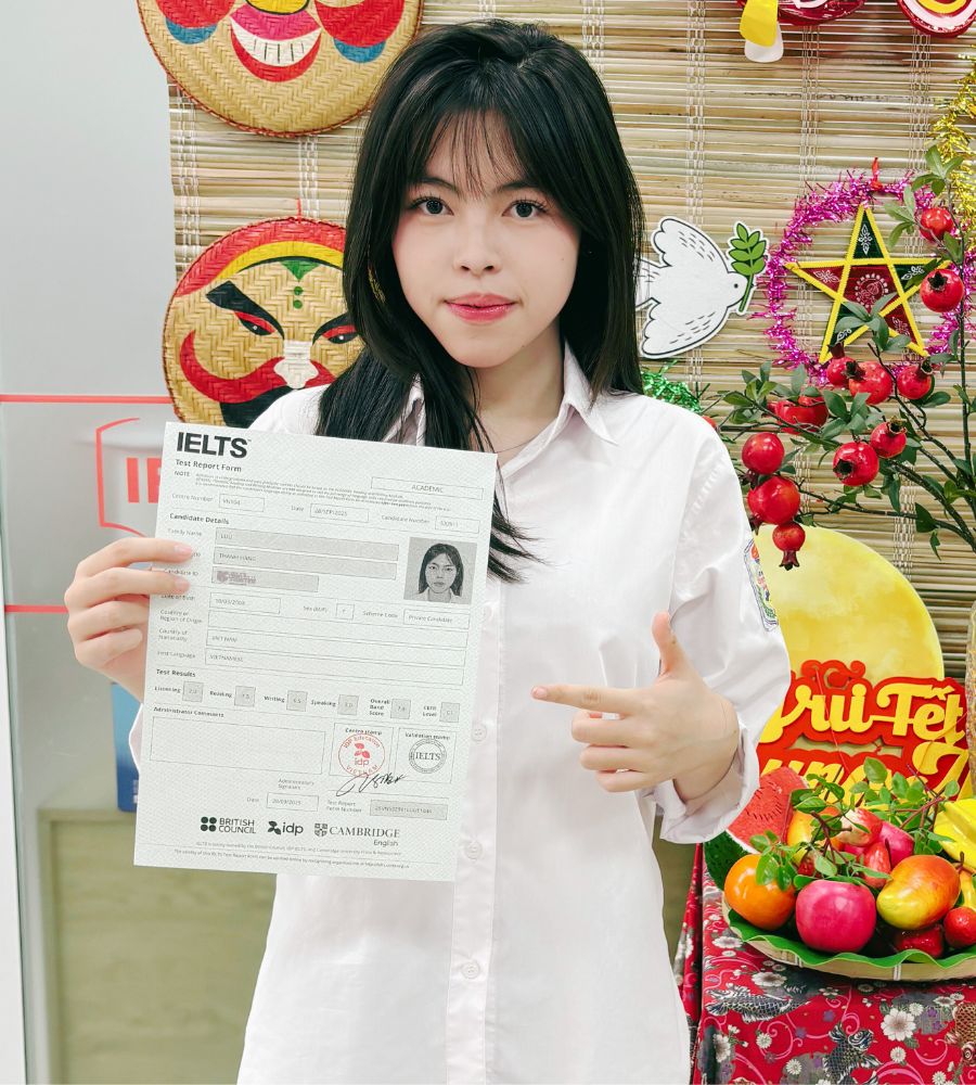 Lưu Thanh Hằng 7.0 IELTS