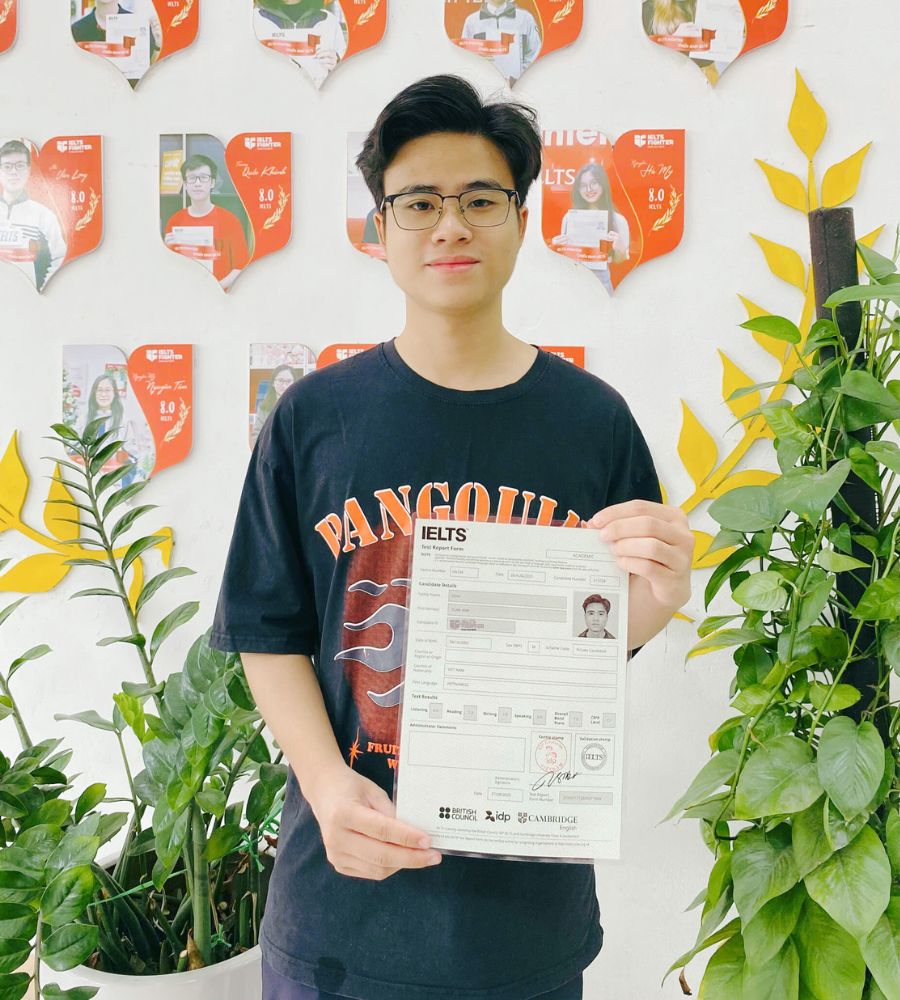 Đinh Tuấn Anh  7.0 IELTS