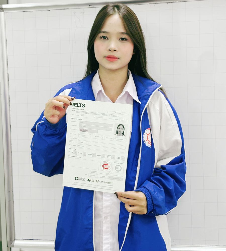 Đo&agrave;n Thu Trang 7.0 IELTS