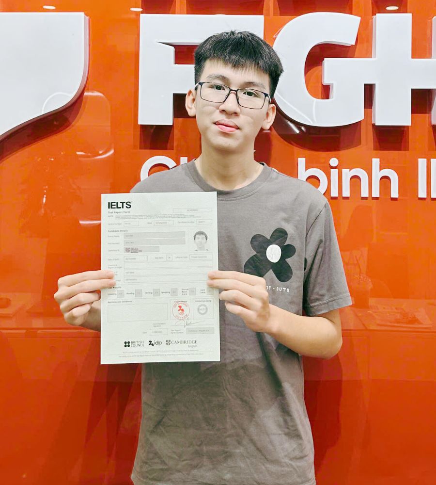 Nguyễn Khả Tiến 7.0 IELTS