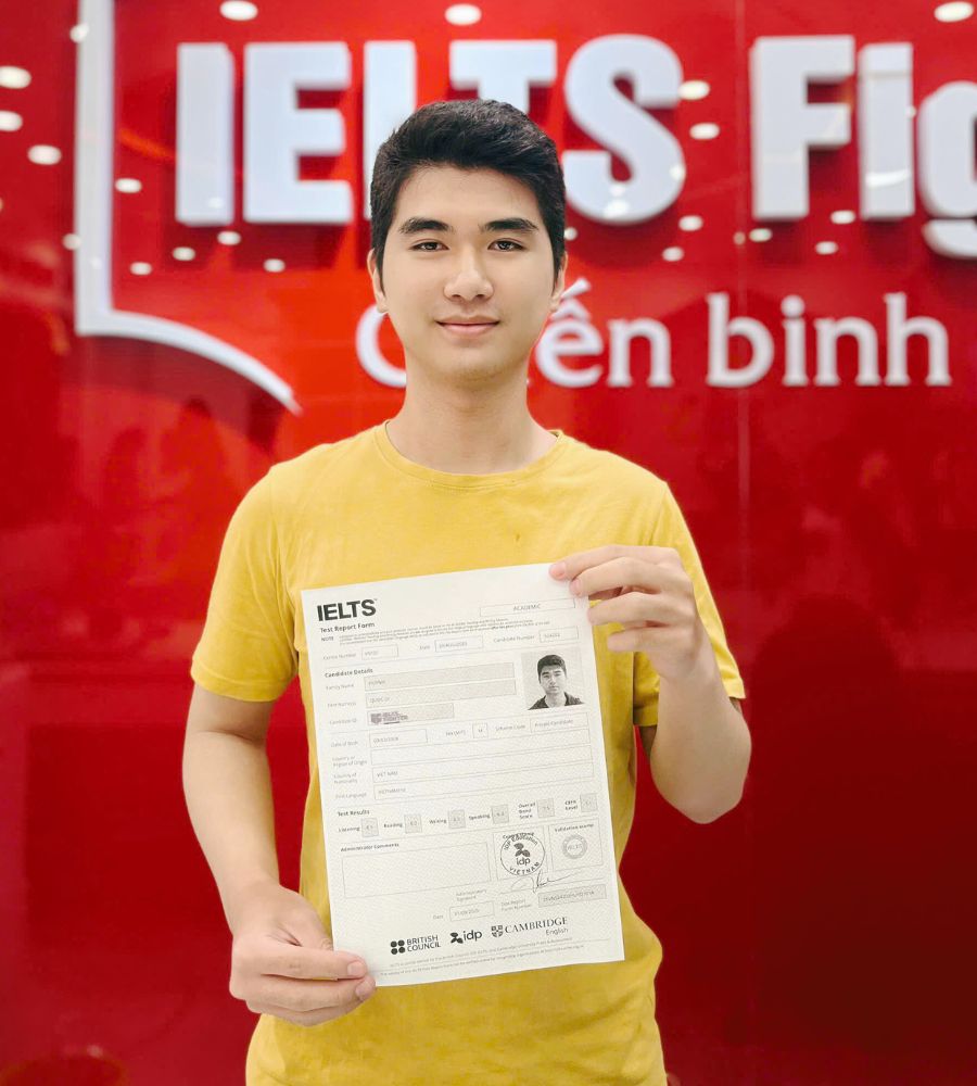 Huỳnh Quốc Di  7.5 IELTS