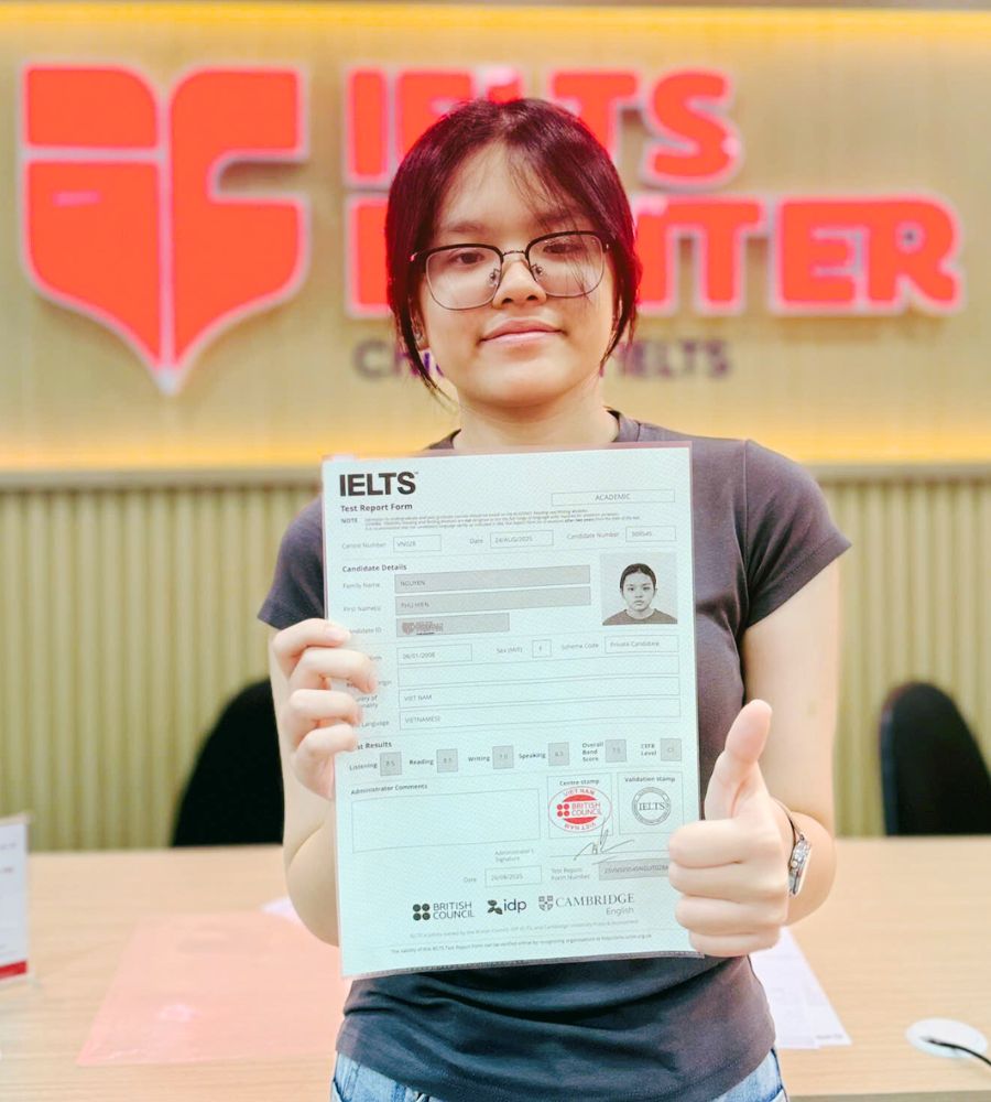 Nguyễn Thu Hiền 7.5 IELTS
